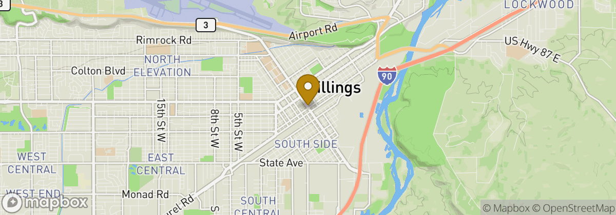 Map location: Billings