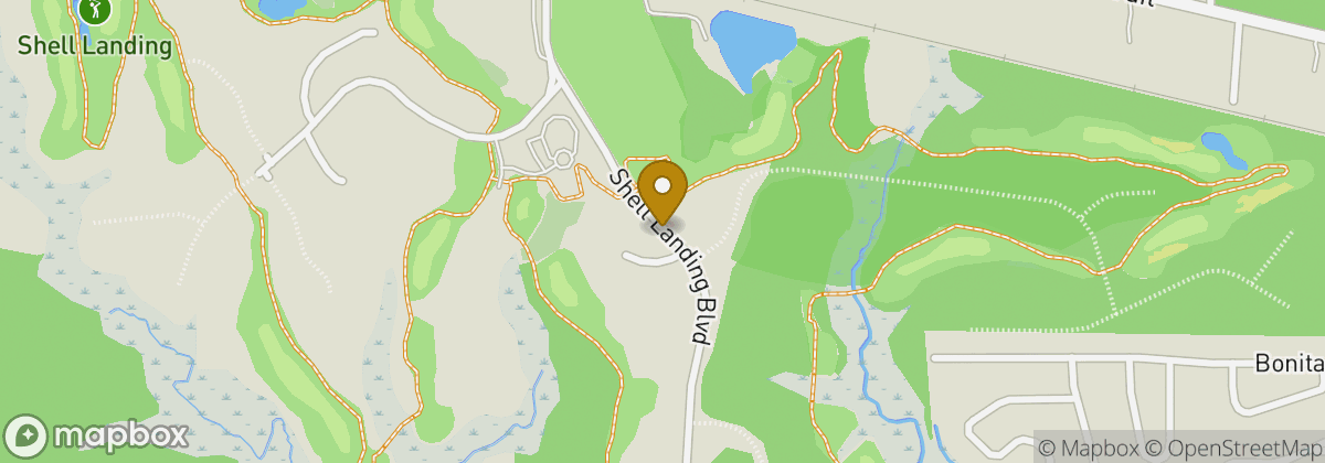 Map location: Shell Landing Golf Club