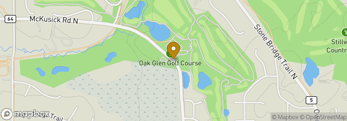 Map location: Oak Glen Golf Course and Event Center