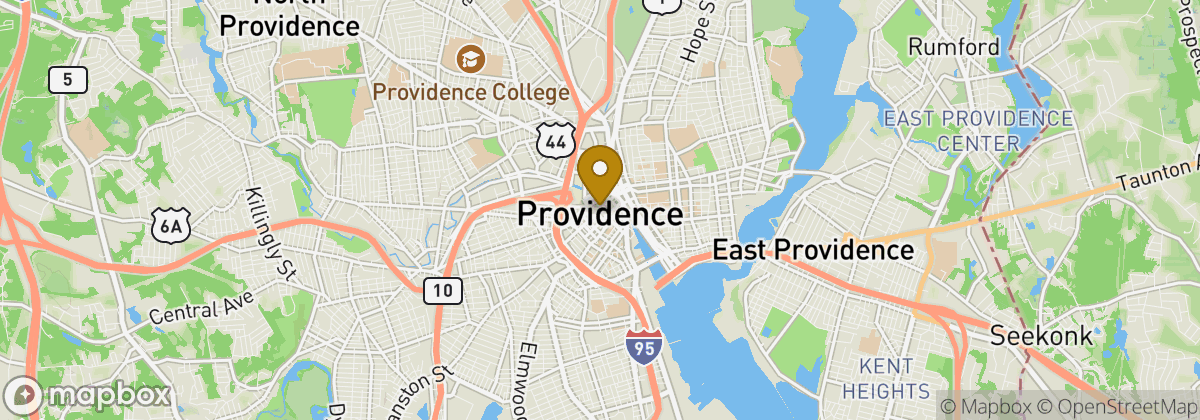 Map location: Cranston