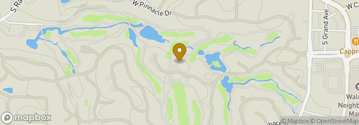 Map location: Pinnacle Country Club