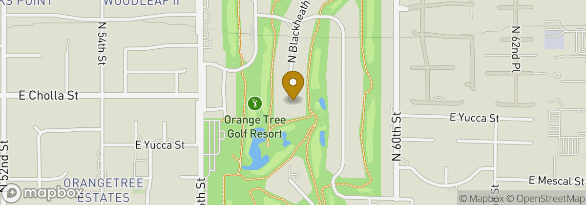 Map location: Orange Tree Golf Resort