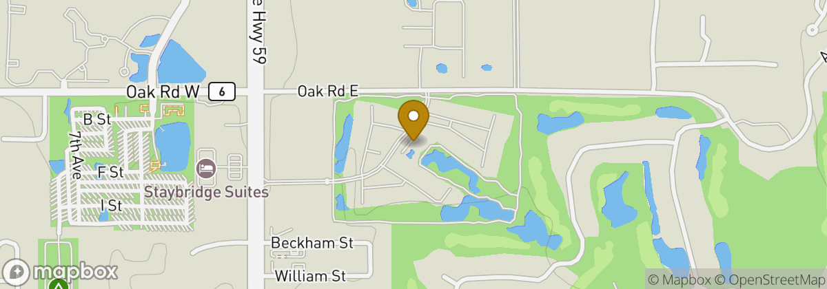 Map location: One Club Golf Course Gulf Shores
