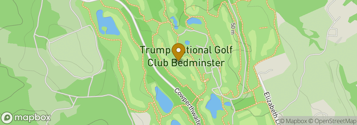 Map location: Trump National Golf Club Bedminster