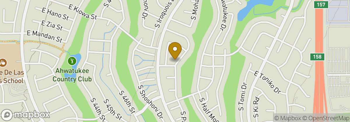 Map location: Ahwatukee Golf Club