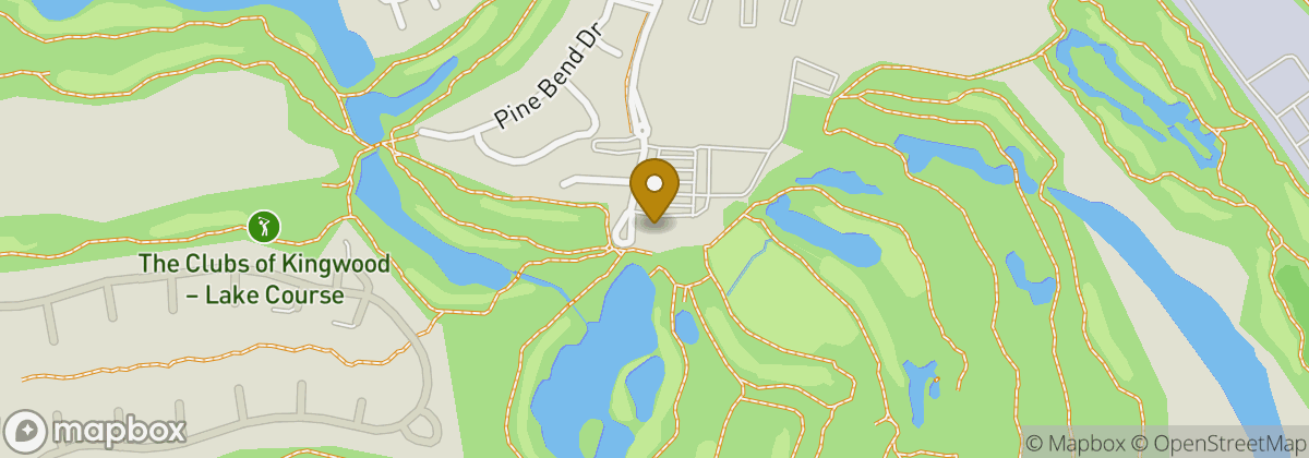 Map location: Kingwood Country Club - Kingwood Clubhouse