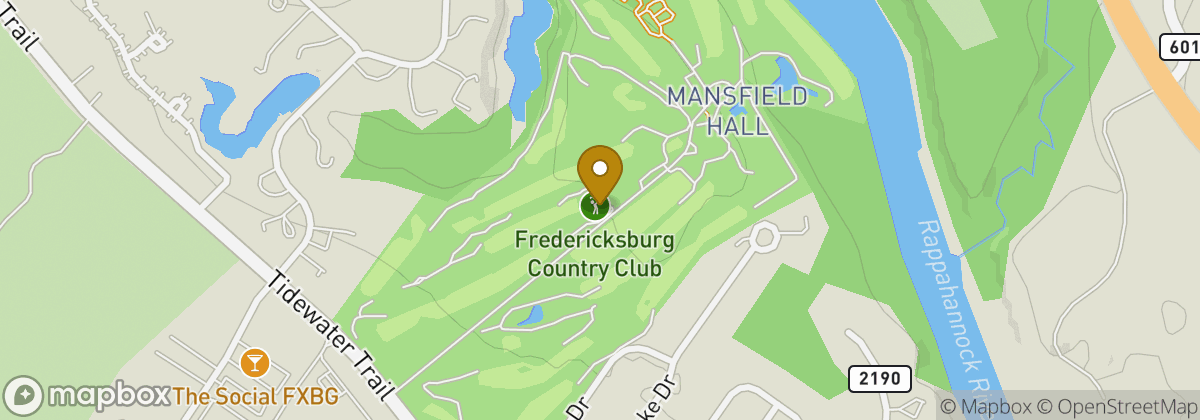 Map location: Fredericksburg Country Club