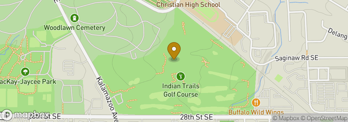 Map location: Indian Trails Golf Course