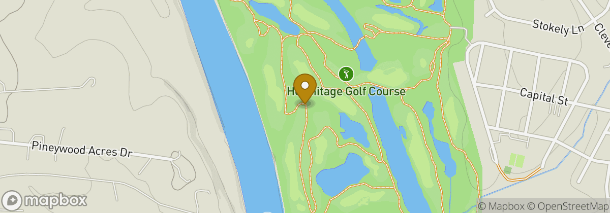 Map location: Hermitage Golf Course