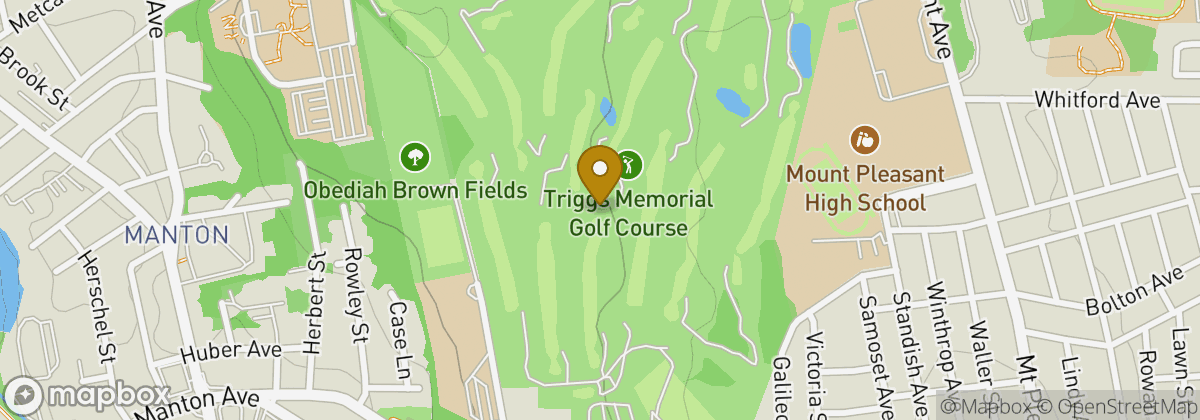 Map location: Triggs Memorial Golf Course