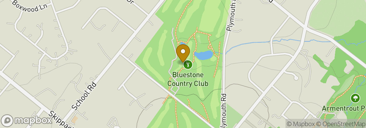 Map location: Bluestone Country Club