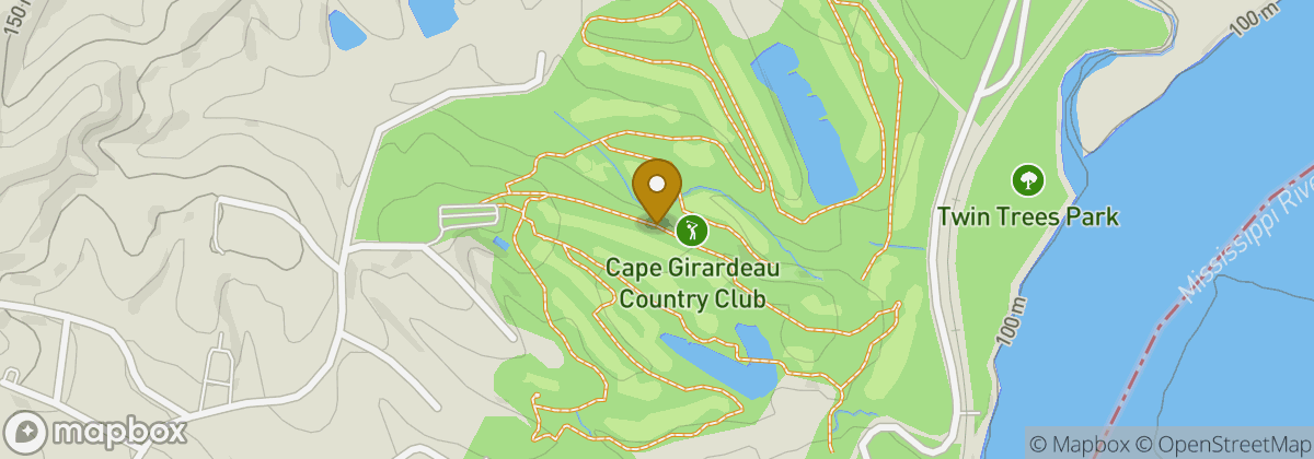Map location: Cape Girardeau Country Club