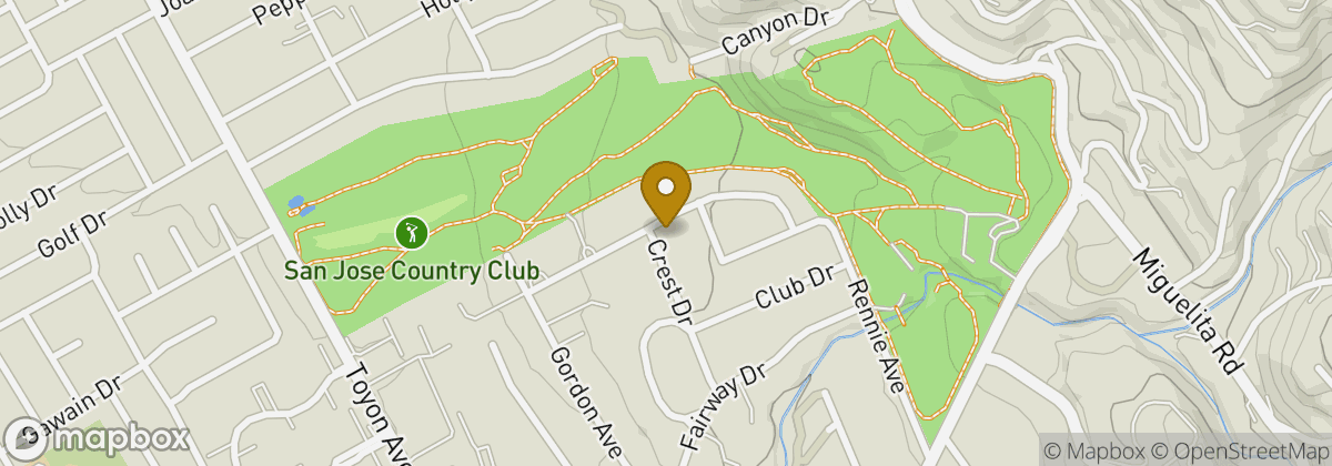 Map location: San Jose Country Club