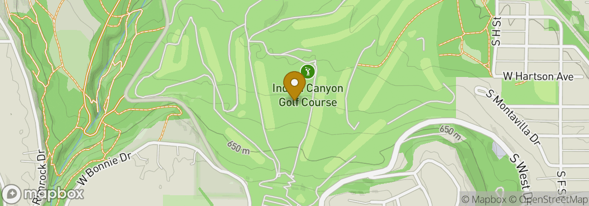Map location: Indian Canyon Golf Course