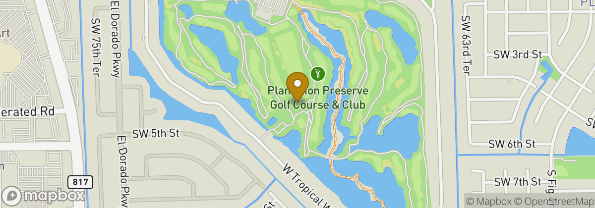 Map location: Plantation Preserve Golf Course & Club