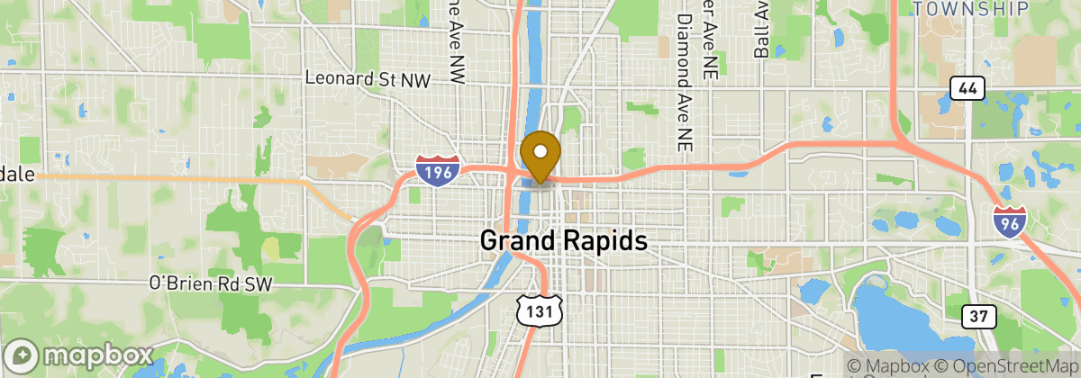 Map location: Grand Rapids