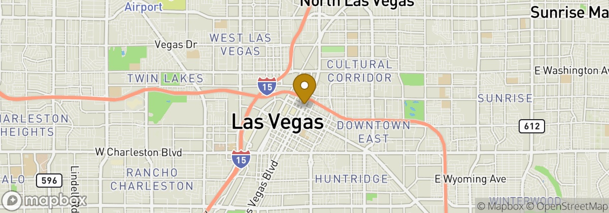 Map location: Las Vegas