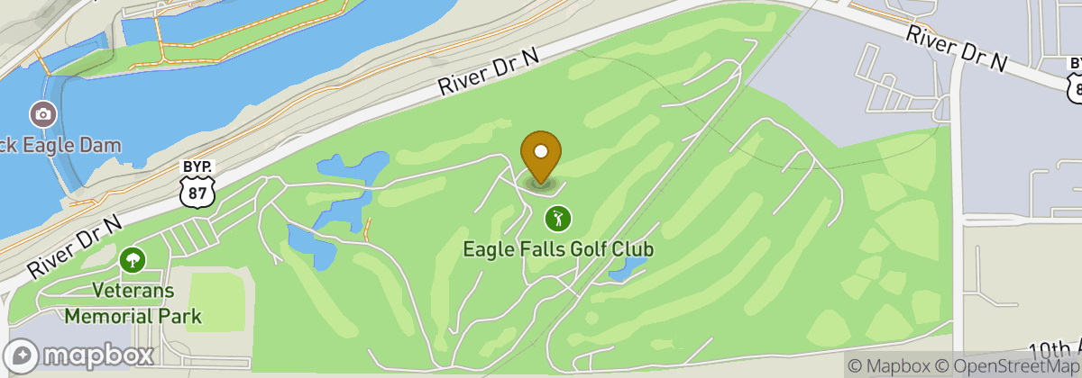 Map location: Eagle Falls Golf Club