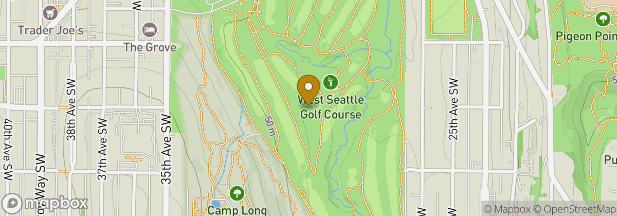 Map location: West Seattle Golf Course