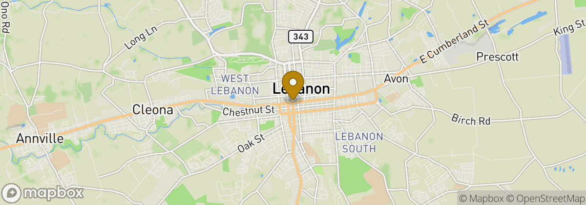 Map location: Lebanon