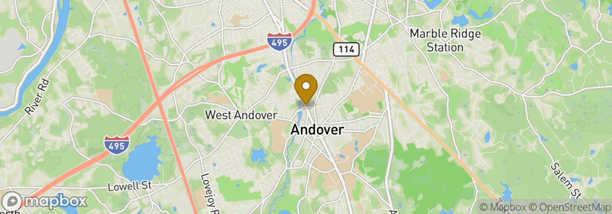 Map location: Andover