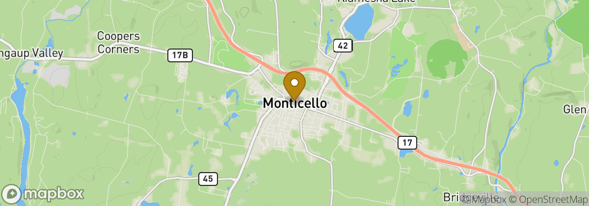 Map location: Monticello