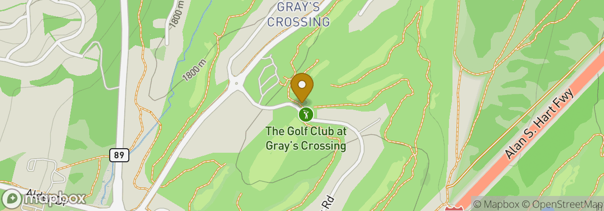 Map location: The Golf Club at Gray's Crossing