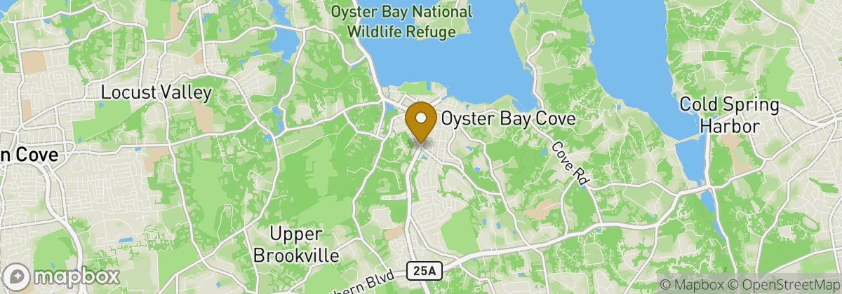 Map location: Oyster Bay