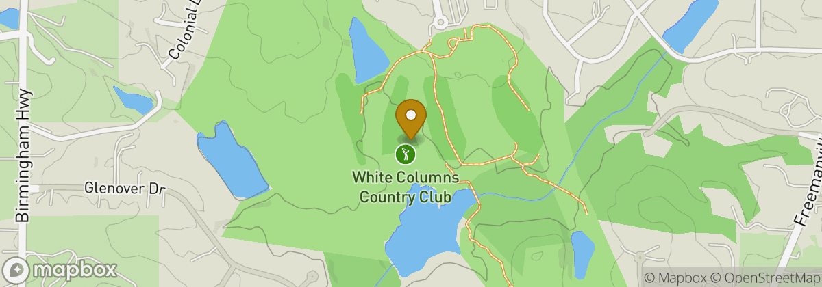 Map location: White Columns Country Club