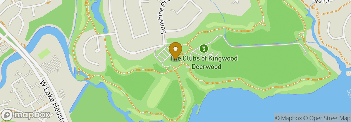 Map location: Kingwood Country Club - Deerwood Clubhouse