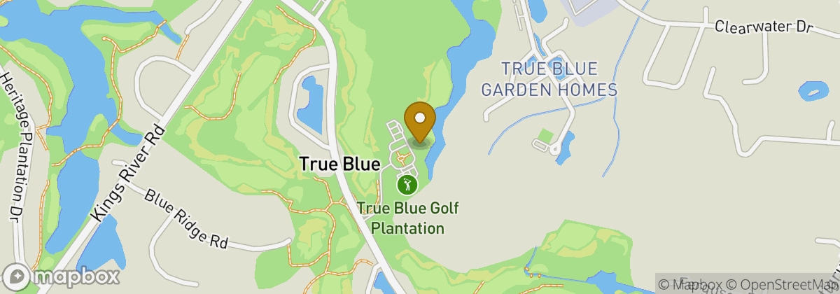 Map location: True Blue Golf Club