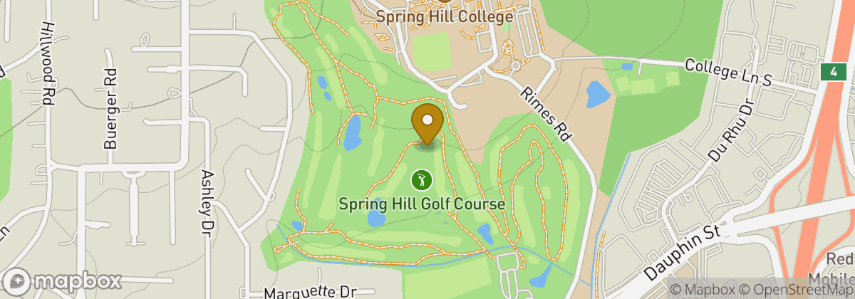 Map location: Spring Hill Golf Course