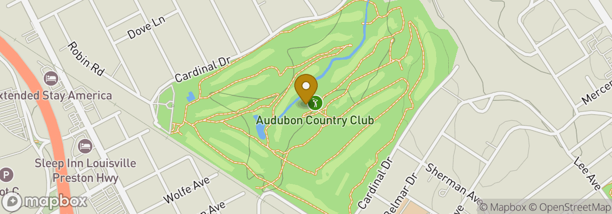Map location: Audubon Country Club
