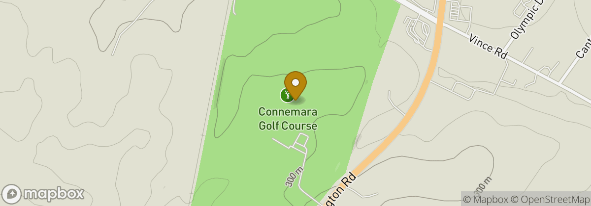 Map location: Connemara Golf Course