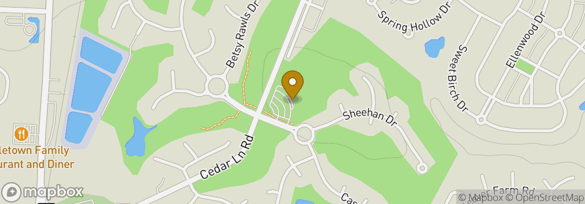 Map location: Frog Hollow Golf Club