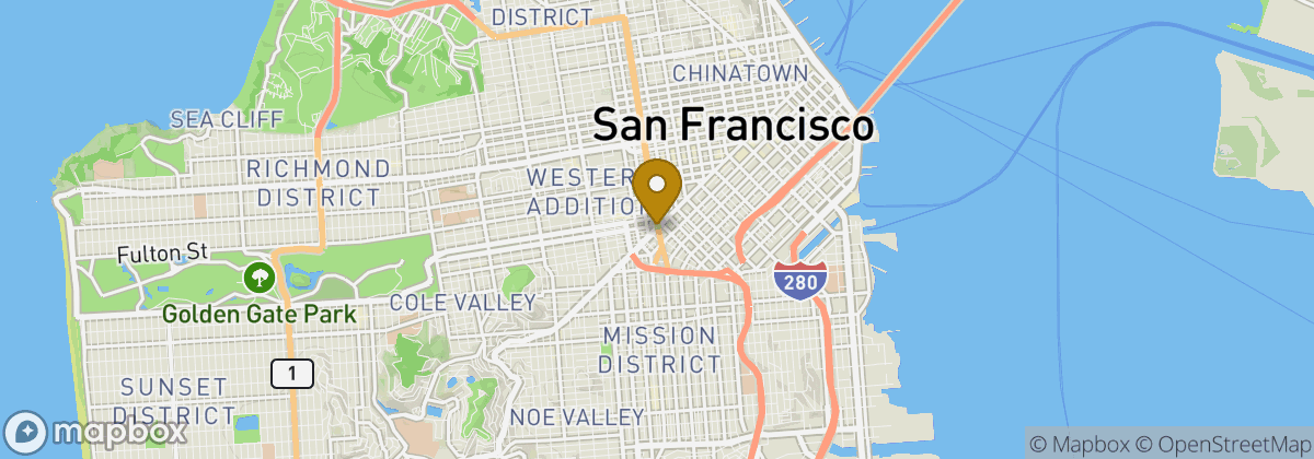 Map location: San Francisco