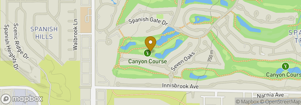 Map location: Spanish Trail Country Club