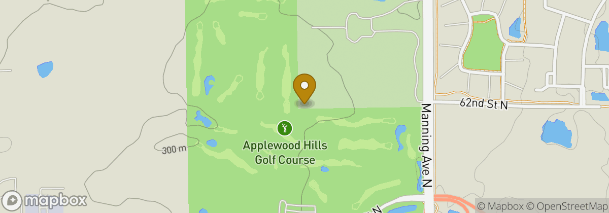Map location: Applewood Hills Golf Course