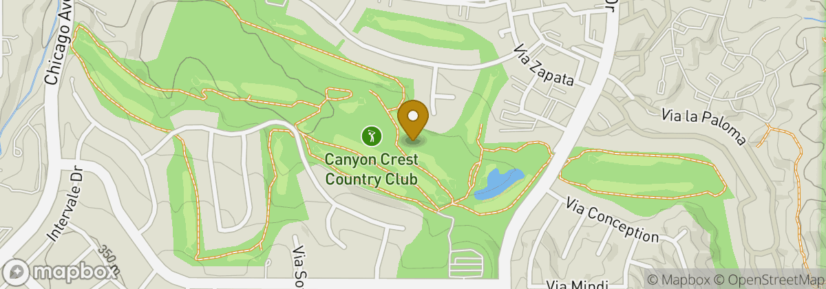 Map location: Canyon Crest Country Club