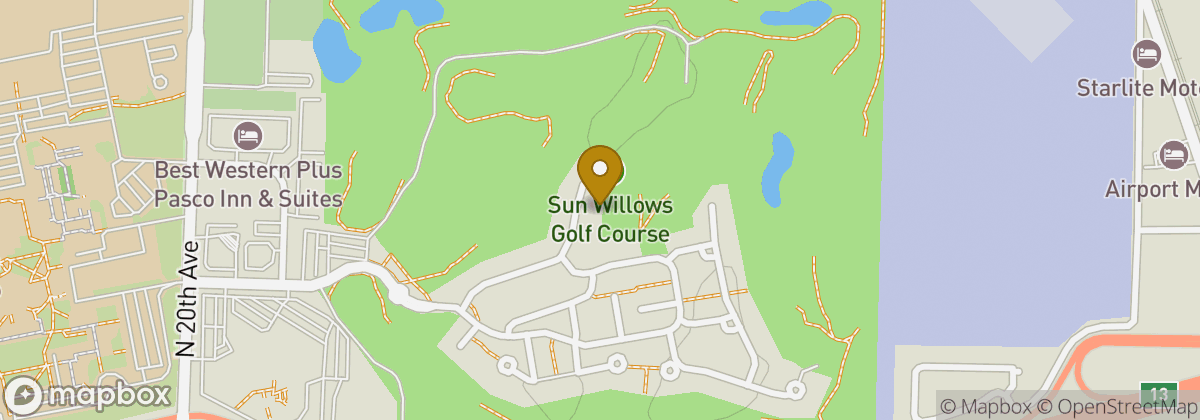 Map location: Sun Willows Golf Course