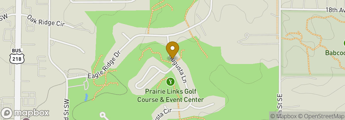 Map location: Prairie Links Golf Course & Event Center