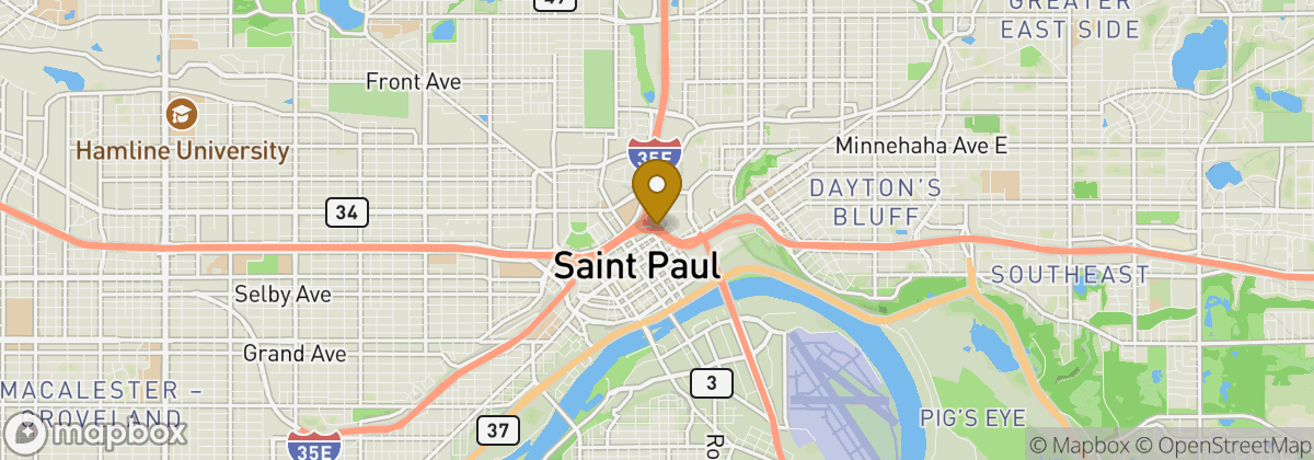 Map location: Saint Paul