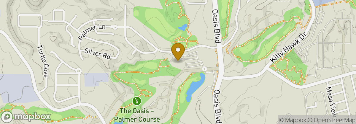 Map location: Oasis Golf Club