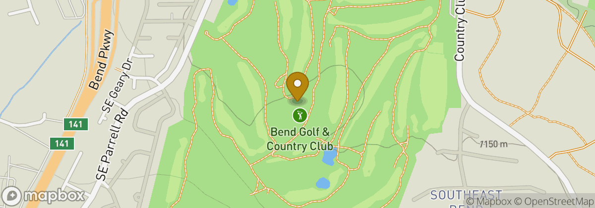 Map location: Bend Golf Club