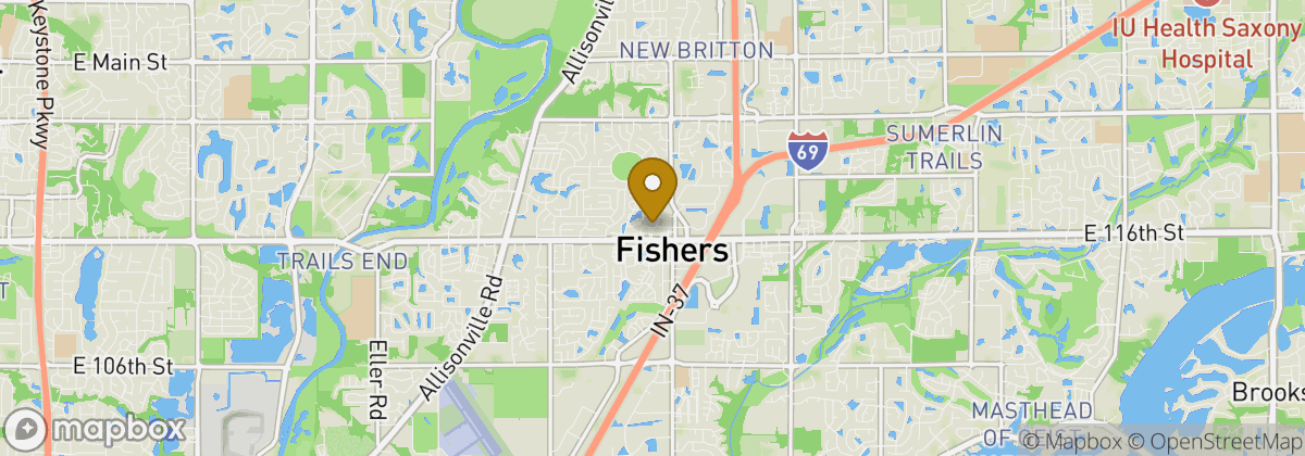 Map location: Fishers