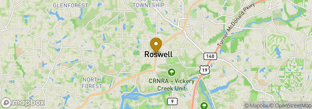 Map location: Roswell