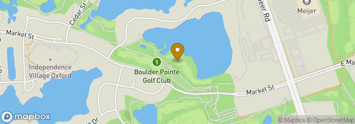 Map location: Boulder Pointe Golf Club