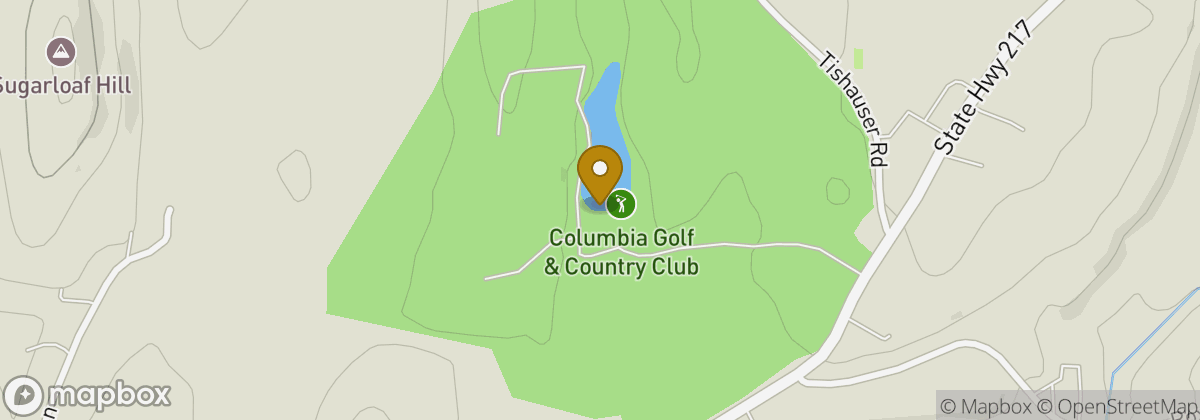 Map location: Columbia Golf & Country Club