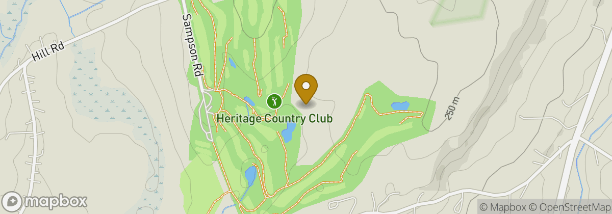 Map location: Heritage Country Club