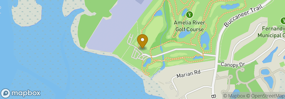 Map location: The Amelia River Club
